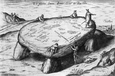 La pietra sollevata, illustrazione da 